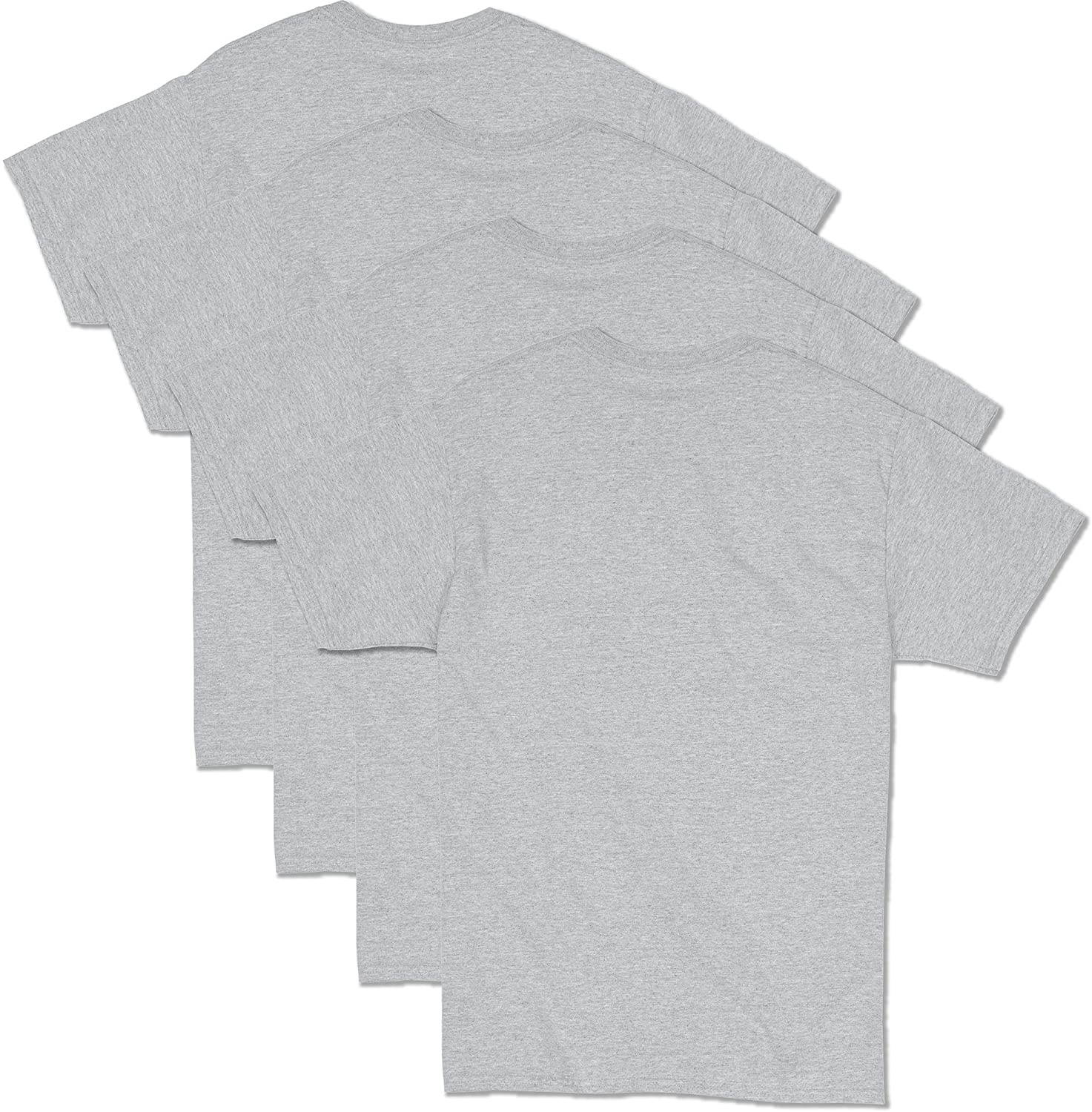 Hanes Men's ComfortSoft Short Sleeve T-Shirt (4 Pack )