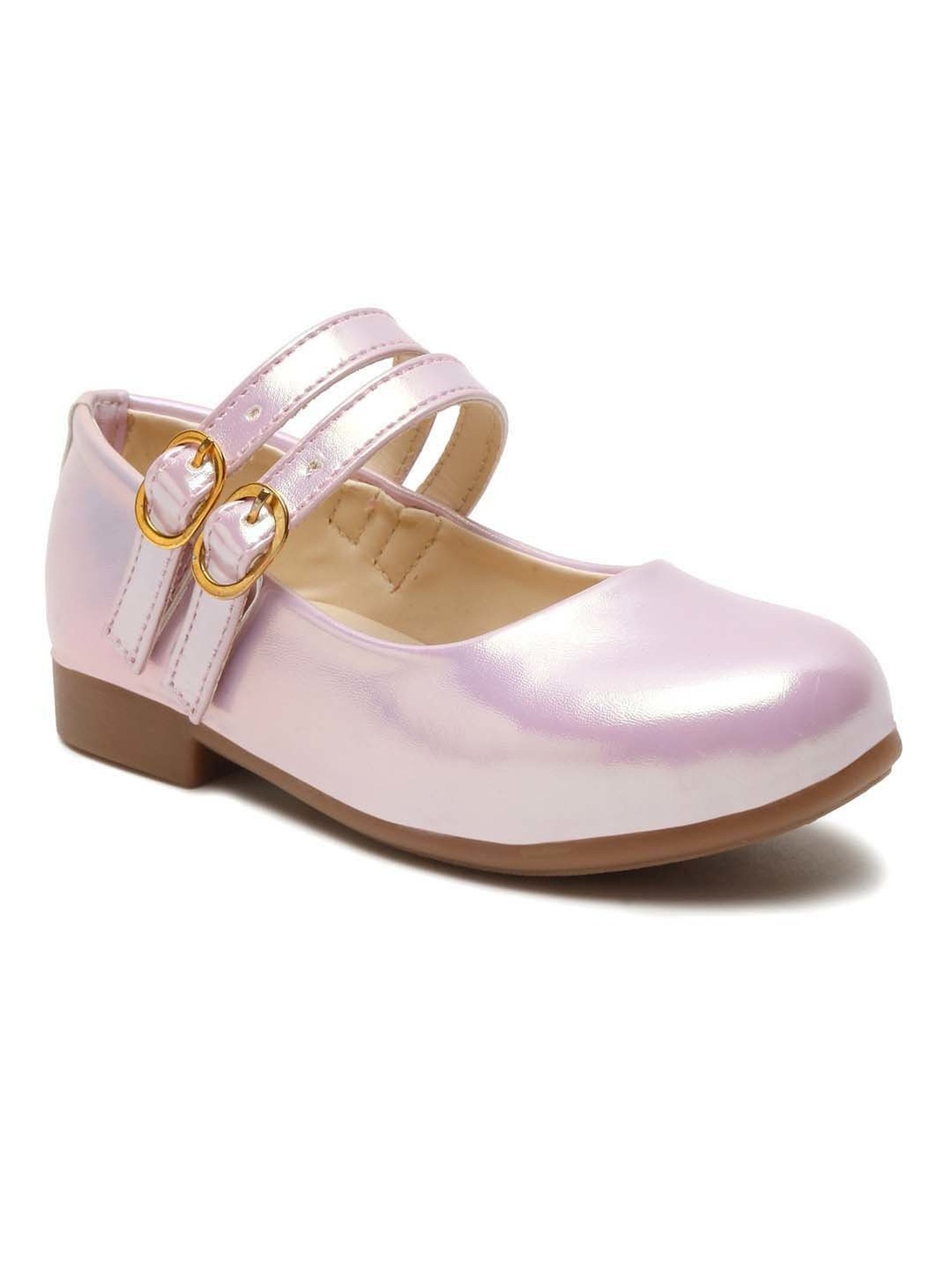 Tiny Bugs Kids Purple Mary Jane Shoes