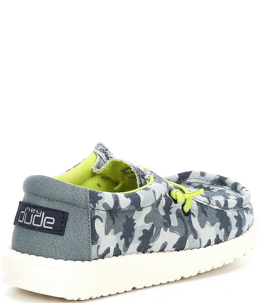 Hey Dude Boys' Wally Camodino Washable Slip-Ons (Youth)