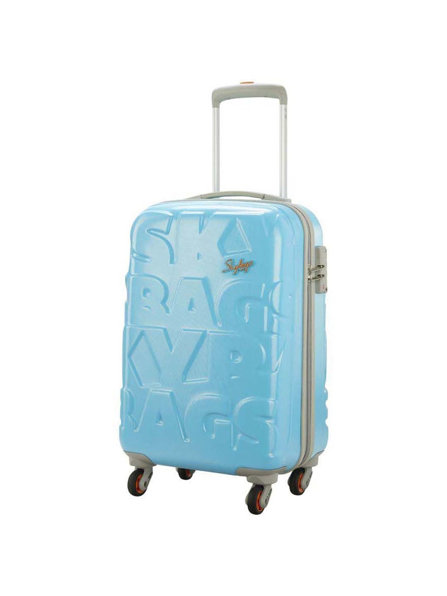 Skybags Ramp Nxt Blue Textured Hard Cabin Trolley Bag - 36 cm