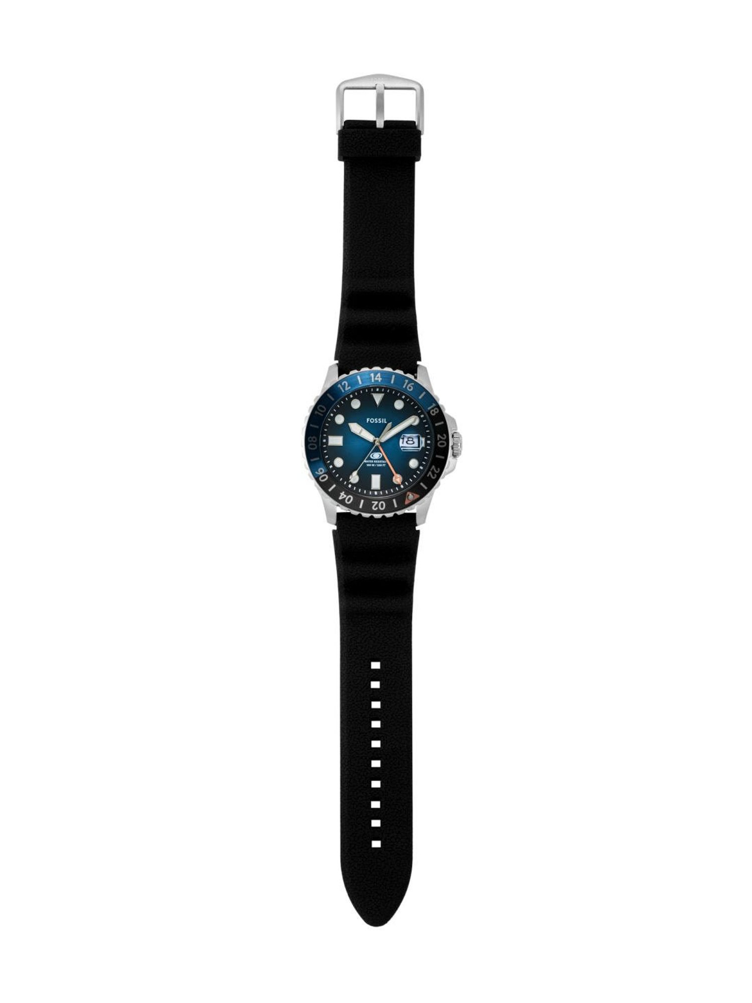 Fossil FS6049 Blue Gmt Analog Watch for Men