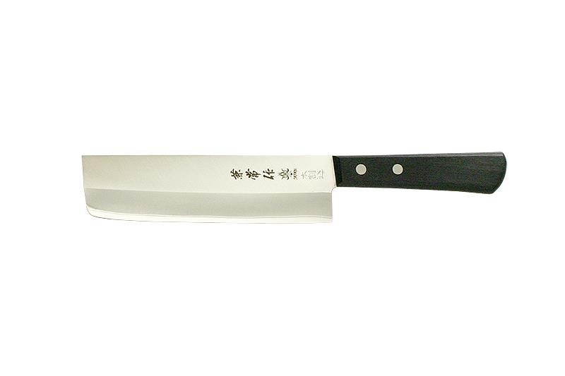 Kanetsune Nakiri 165mm With Black Plywood handle KC-324