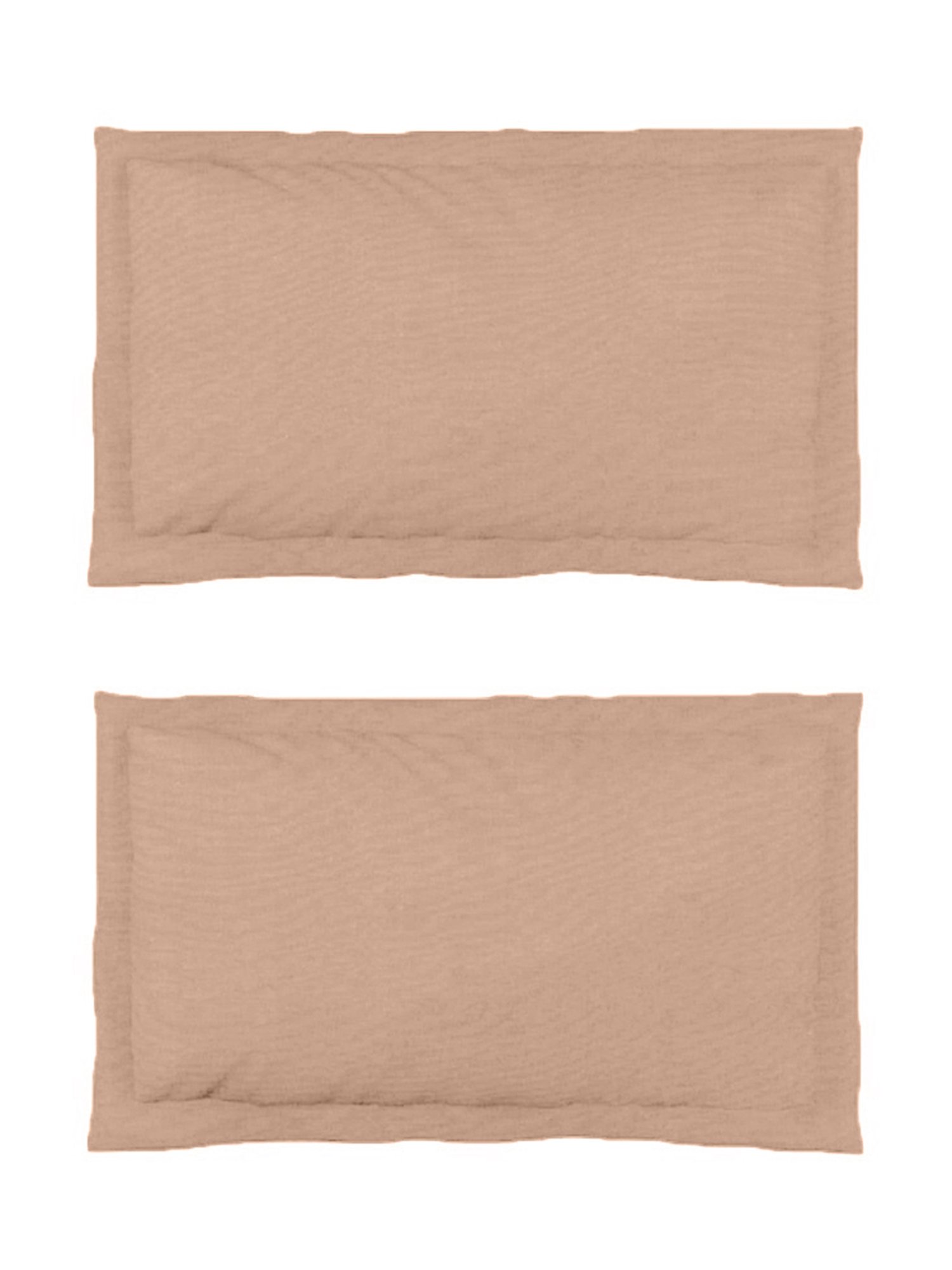 TARA Sparkling Homes Peach 300 TC Cotton King Bedsheet With 2 Pillow Covers