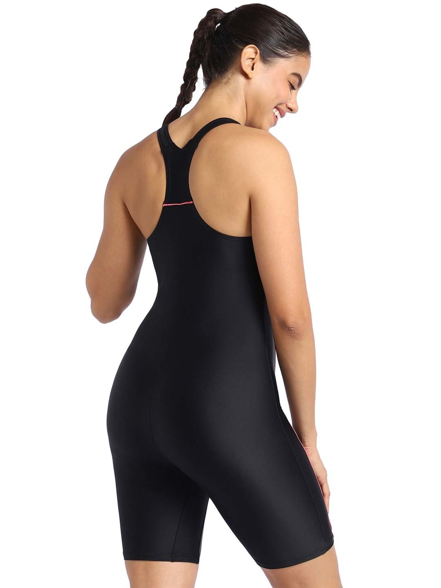 Speedo Black Plain Swimwear