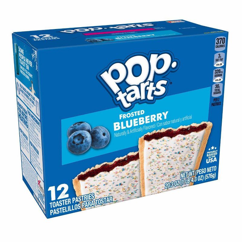 Kellogg's Pop-Tarts Frosted Blueberry Pastries - 12ct/20.31oz