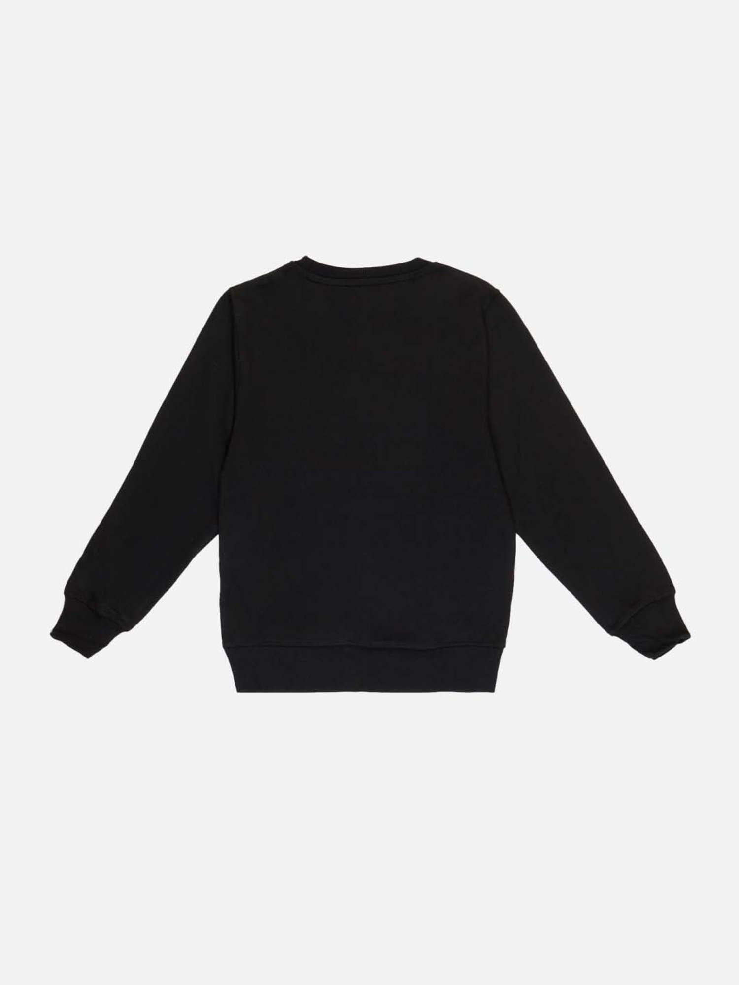 Bodycare Kids Black Cotton Printed Full Sleeves Sweatshirt