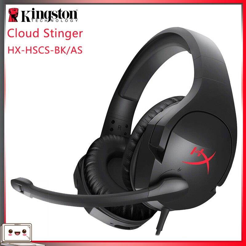 Original Kingston HYPERX Cloud Series  Gaming Headset or Sound card Compatible With PC/Xbox One/PS4 Earphone Headphones