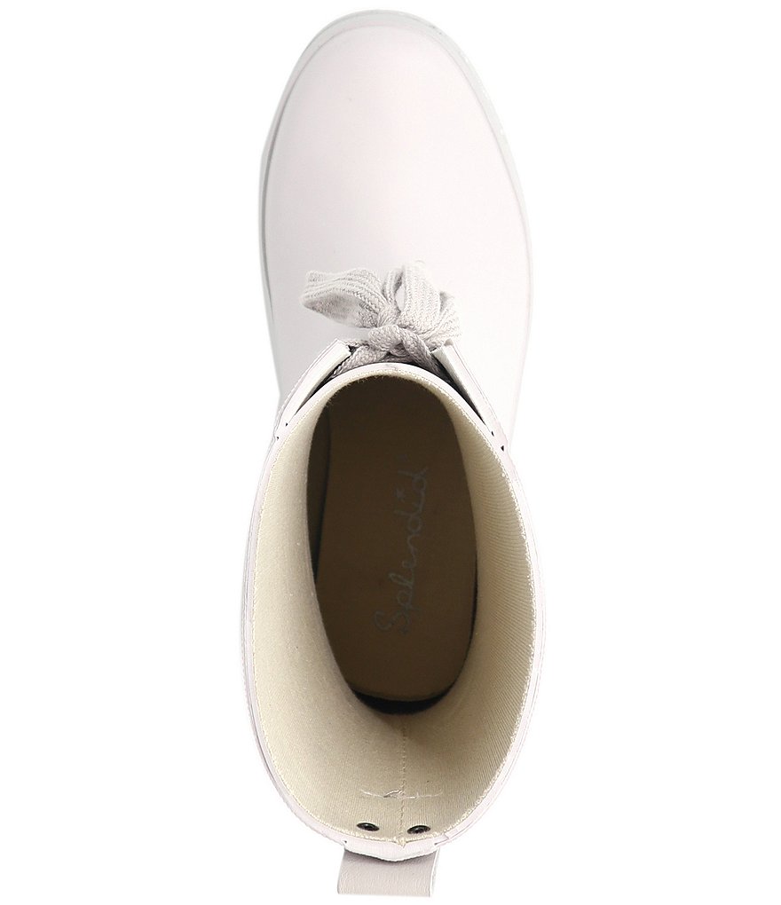 Splendid Dawn Lace Front Wedge Rain Booties