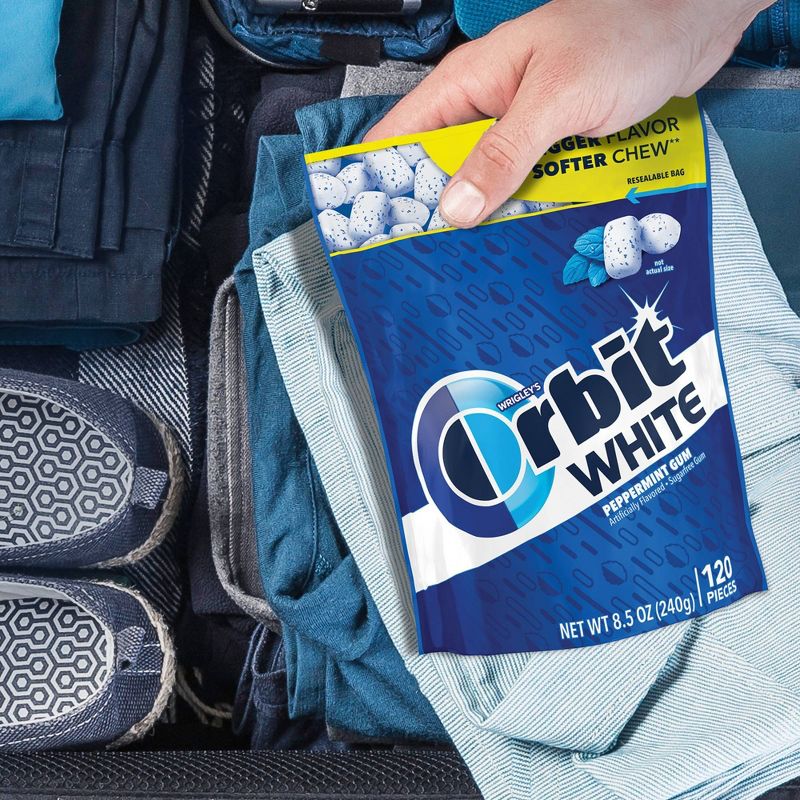 Orbit White Peppermint Gum - 8.5oz/120ct