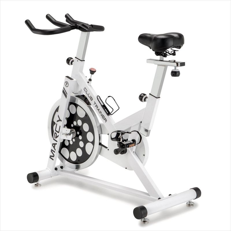 Body Flex Sports Body Rider BRF700 Stationary Full Body Cardio Exercise Upright Fan Bike with Dual Action Handlebars and Adjustable Seat