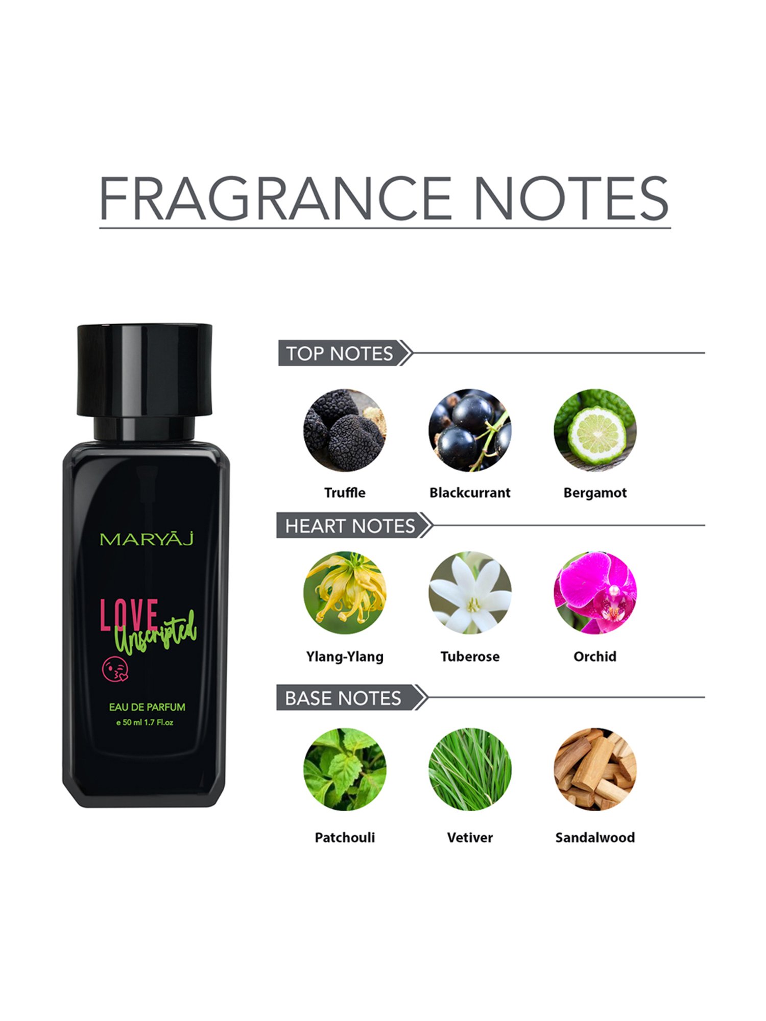 Maryaj Love Unscripted Eau de Parfum for Men & Women - 50 ml