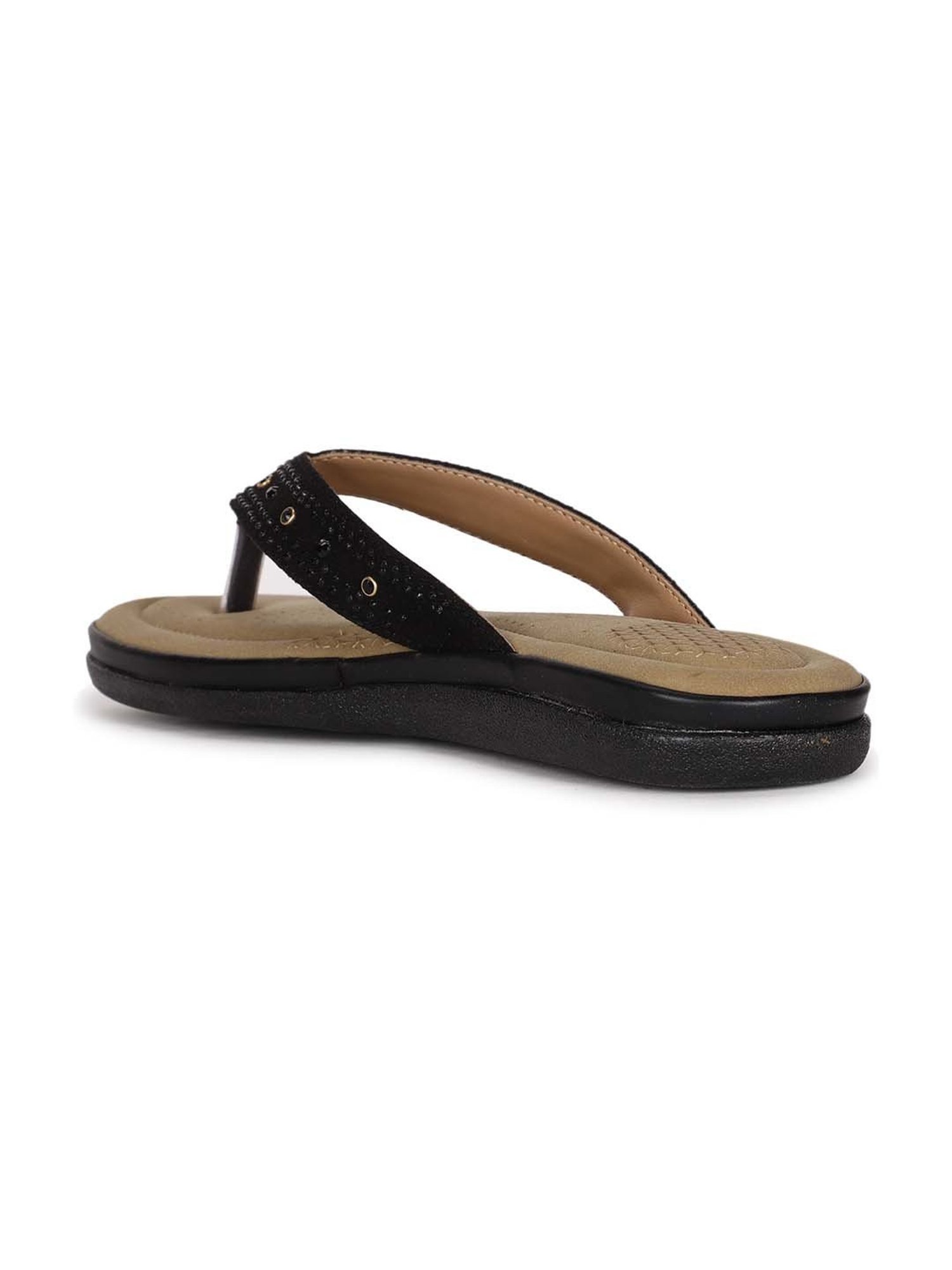 Bata Women's Black Thong Sandals