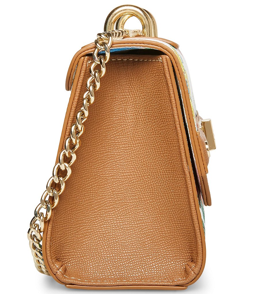 Steve Madden Lily Floral Turnlock Crossbody Bag