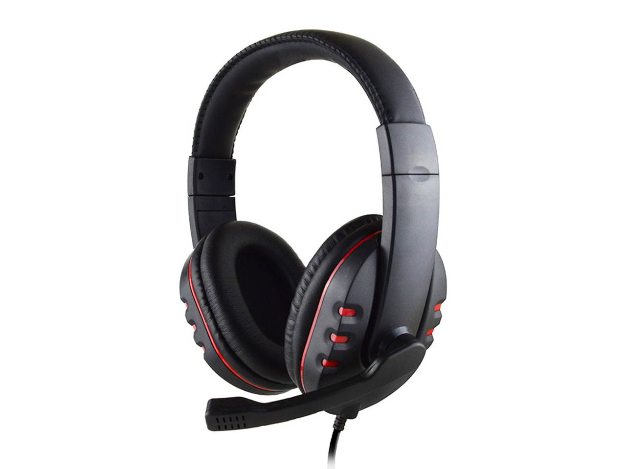 Gaming Headset, HI-FI Audio Quality Wired Crystal Clarity Sound Professional Headphones with Microphone for Mac Laptops Tablet Phone, 3.5 MM