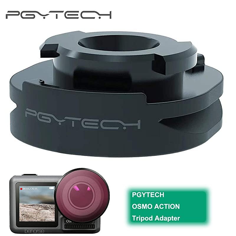 Huaye OSMO Compact Action 4K Waterproof Camera Sport Type-C Cable Protector Lens Hood Cage Compatible with DJI OSMO Action Camera Accessories ( OSMO Action Tripod Adapter)