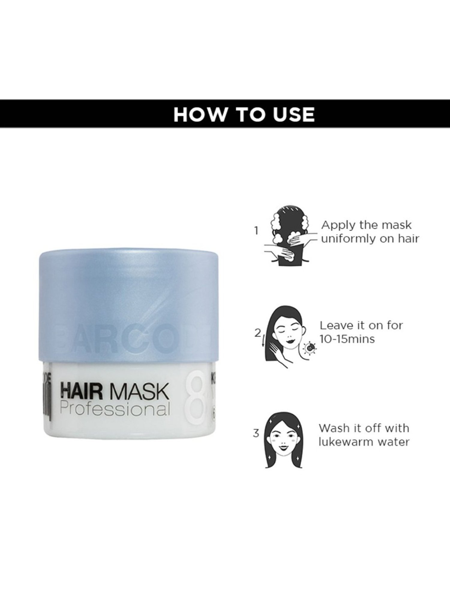 Barcode Professional Keratin Therapy Hair Mask - 400 ml