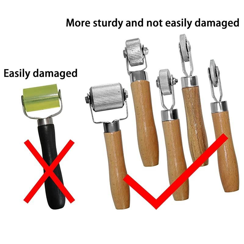 Car Sound Deadening Rolling Sound Proof Insulation 5 Pcs for Auto Noise Roller Car Sound Deadener Application Installation Tool Rolling Wheel Interior Accessories