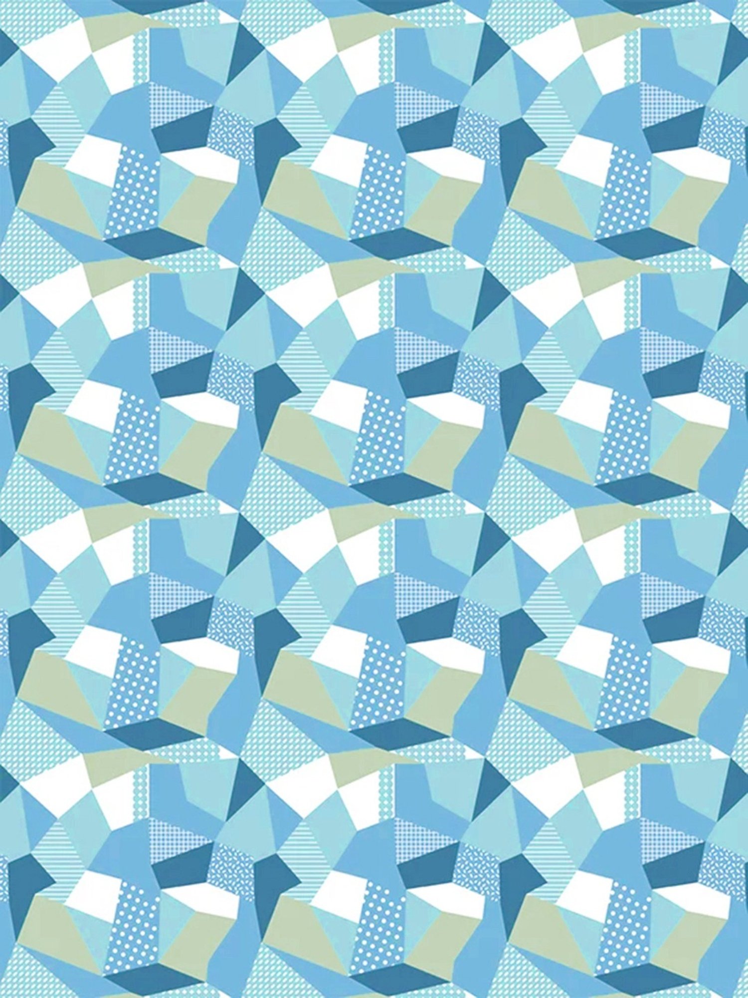 Petal Home Origami Abstract Multicolor 300 TC Cotton Pillow Covers - Set of 2