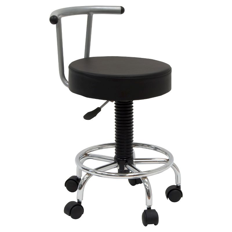 Futura Stool - Silver/Black