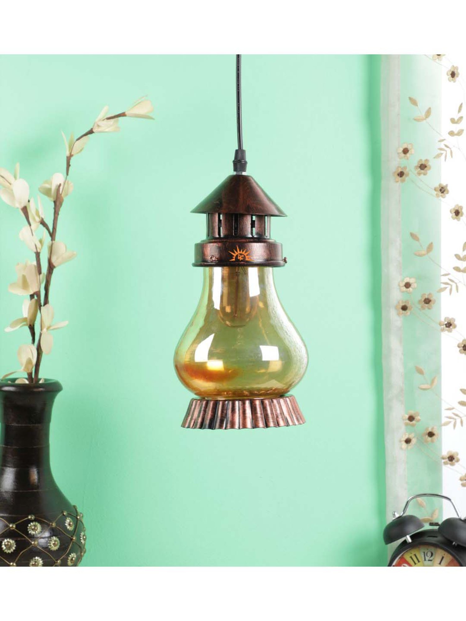 DecorativeRay Transparent Hanging Light - Set of 1