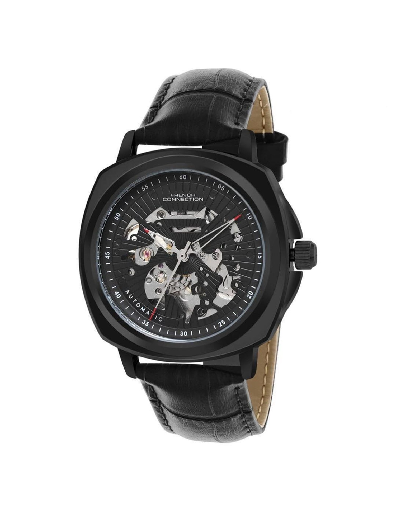 French Connection Automatic Skeleton Watch for Men