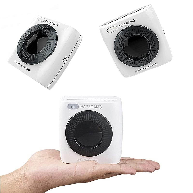 P2 Thermal Printer HD 300dpi Pocket Portable Label Printer Edit NotePhoto PrintLearn Foreign LanguageScan PrintWireless Bluetooth Printer for iOSAndroid Mobile Birthday Gift