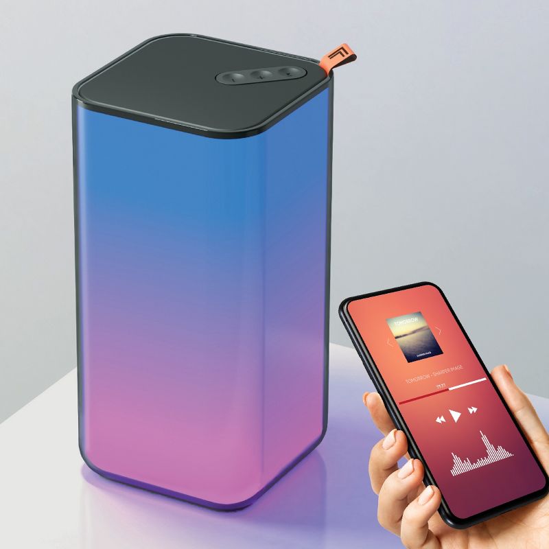SHARPER IMAGE Color Changing LED Bluetooth Speaker 3 x 6