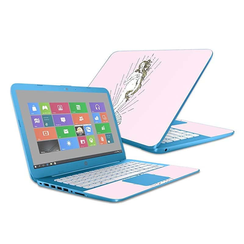 Skin Compatible with Hp Stream 14" (2016) - White Marble | Protective, Durable, and Unique Vinyl Decal Wrap Cover | Easy to Apply, Remove, and Change Styles | Made in The USA