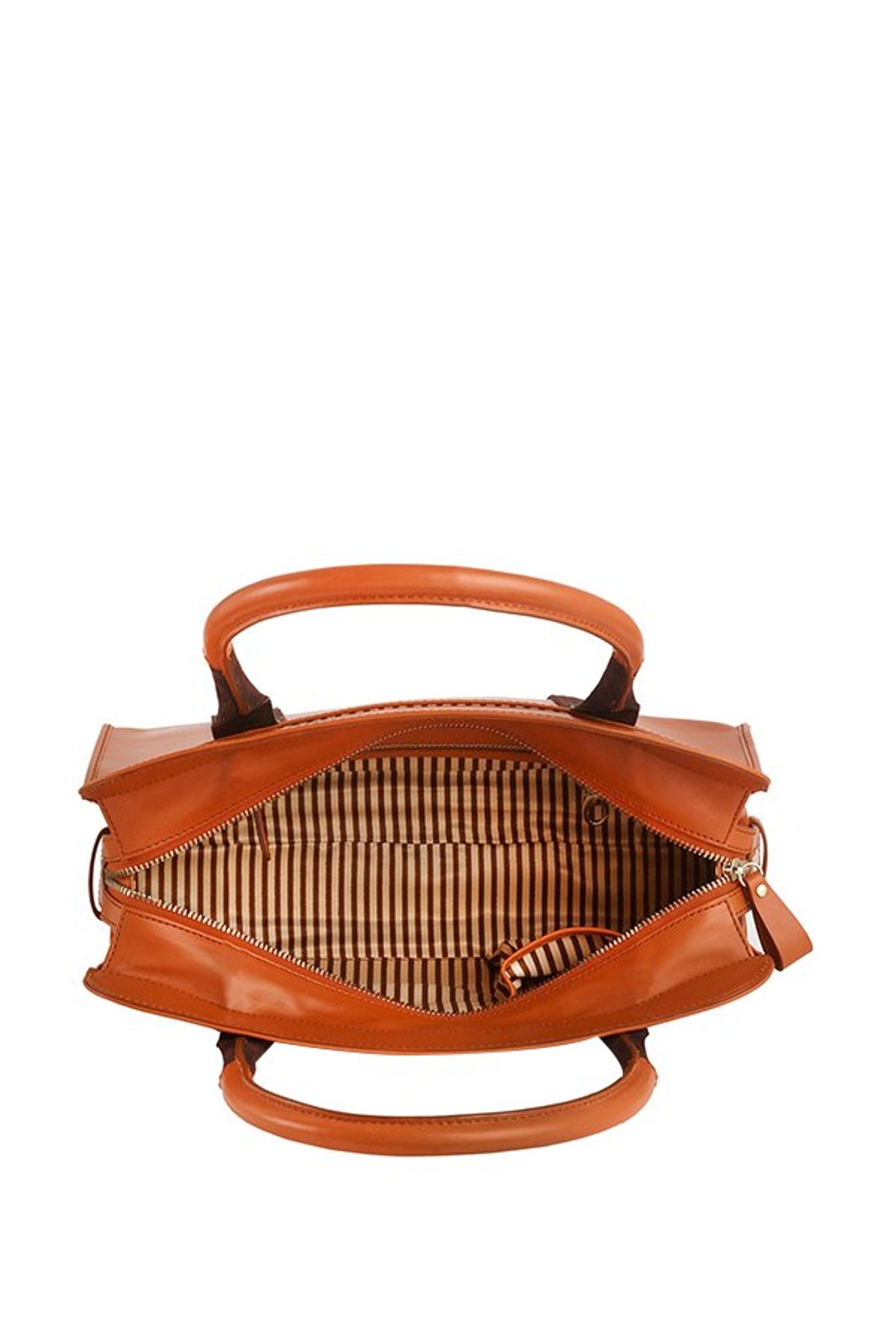 Tohl Rp1 Tamara Tan & Brown Fringed Leather Handbag