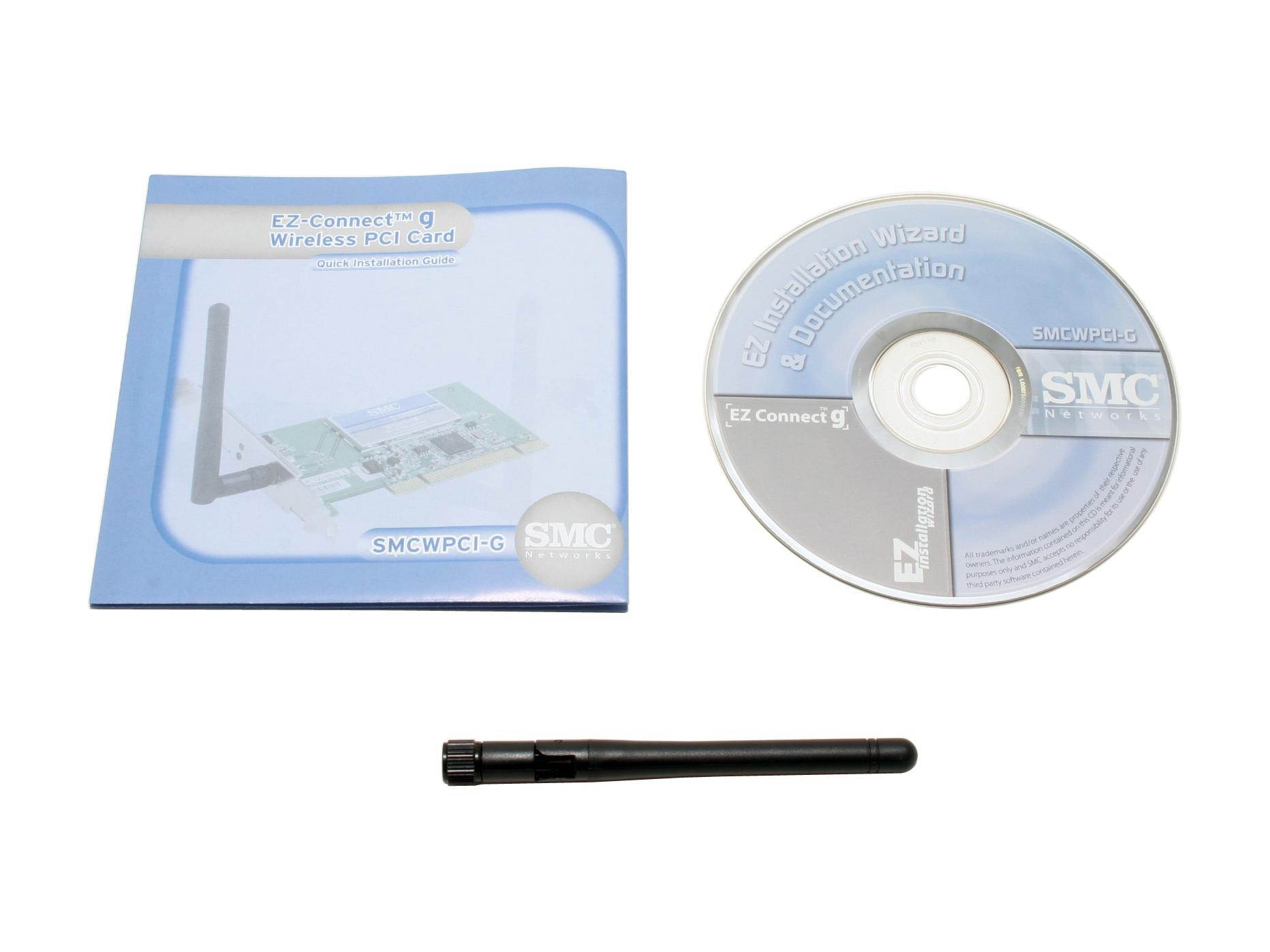 SMC LG-ERICSSON SMCWPCI-G PCI v2.2 (5v/3.3v) EZ Connect Wireless Card