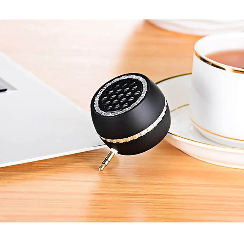 Mini Portable Wireless Speakers 3W Mobile Phone Plug in Speaker Linein Speaker with 35mm Aux Audio Jack Plug in Clear Bass Micro USB Port Audio Dock for iPhoneSmart Phone iPad Computer
