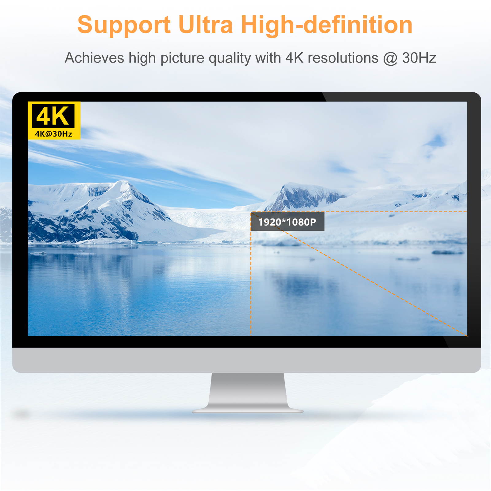 TESmart 4x1 HDMI KVM Switch HDMI 4K 30Hz HDMI Switcher 4 Port HDMI Switch Box with IR Remote Support HDMI 1.4 10.2Gbps with 2 USB 2.0 HDMI Cables for Laptop,PS4,Xbox(Black)