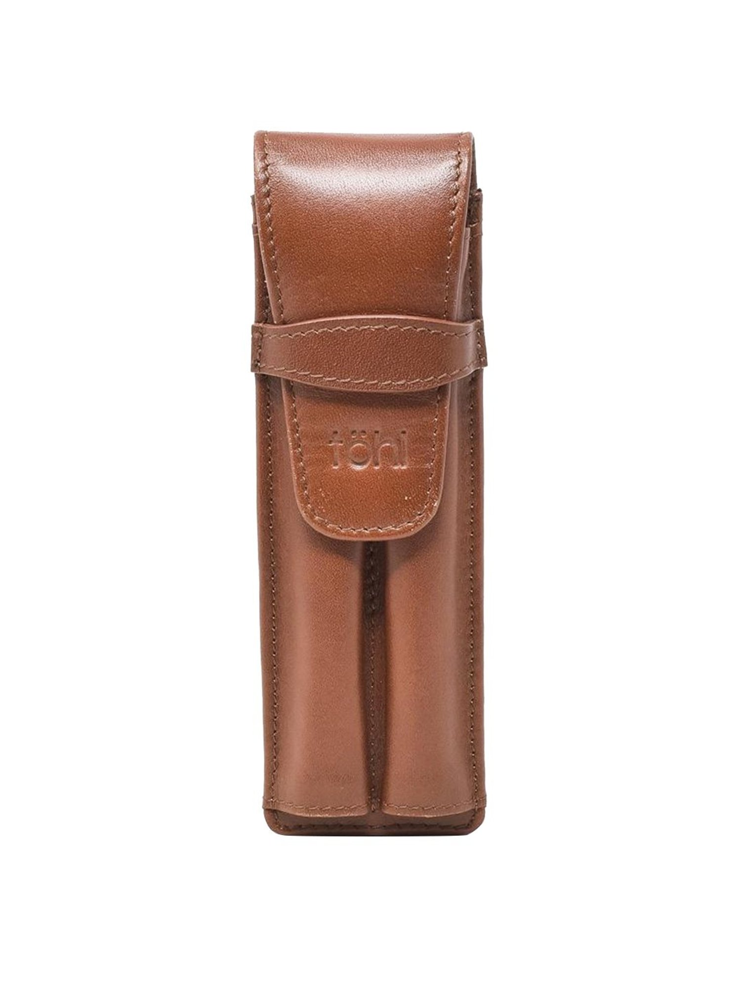 Tohl Halle Tan Casual Leather Bi-Fold Wallet, Keychain & Pen Holder Set for Men