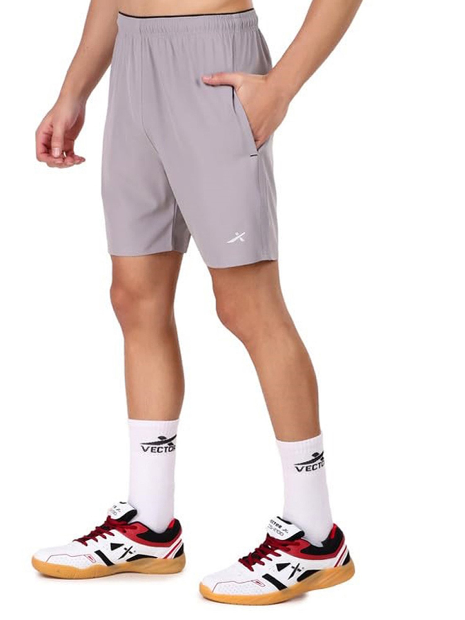 Vector X Grey Regular Fit Shorts