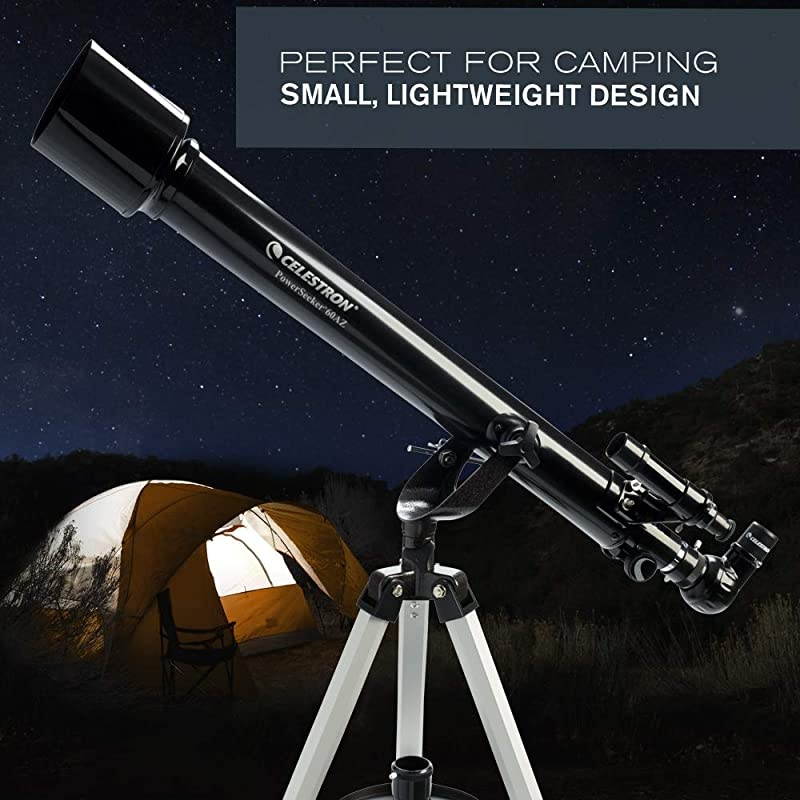 PowerSeeker 60AZ Telescope Manual AltAzimuth Telescope for Beginners Compact and Portable BONUS Astronomy Software Package 60mm Aperture