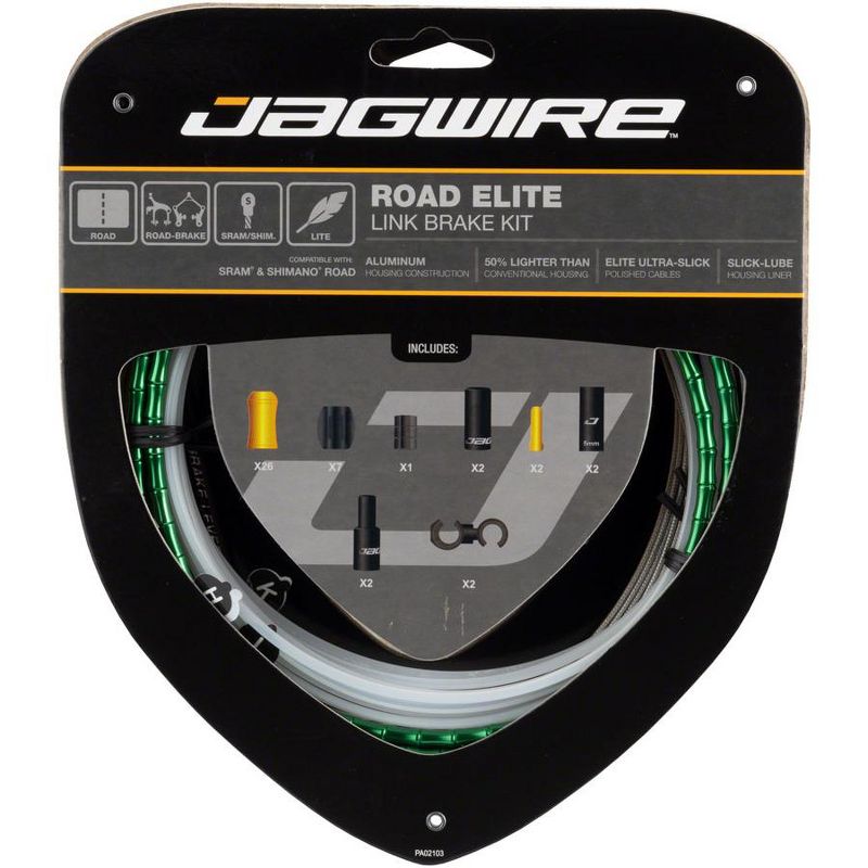 Jagwire Road Elite Link Brake Kit Brake Cable & Housing Set