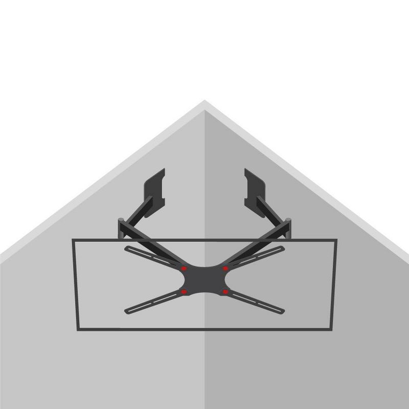 Barkan 13-80" 4-Movement Extra Long / Dual Arm / Full Motion TV Wall Mount - White