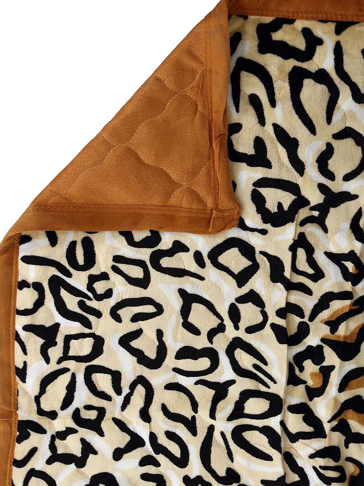 Welspun Bliss Light Silver & Blue Microfibre 120 GSM Shell Double Bed Quilt