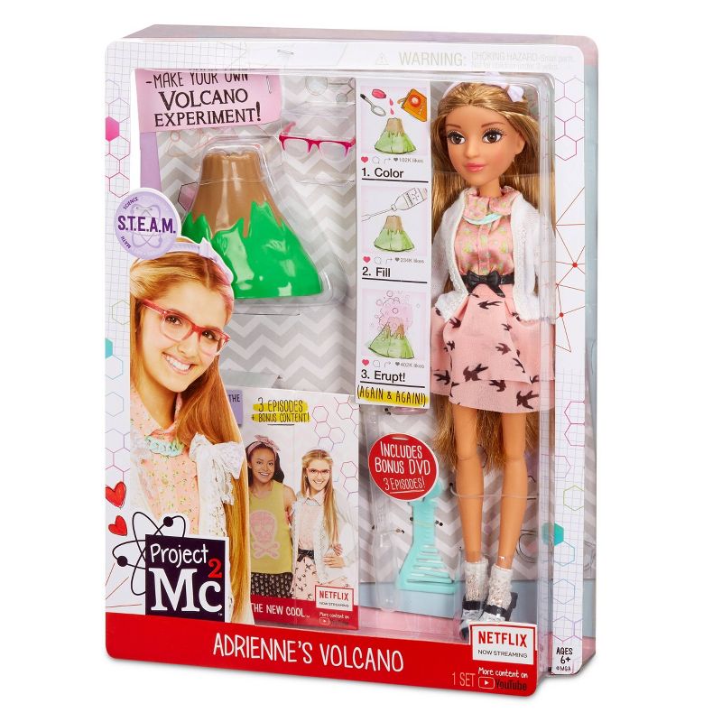 Project Mc2 Experiment with Doll - Adrienne's Volcano