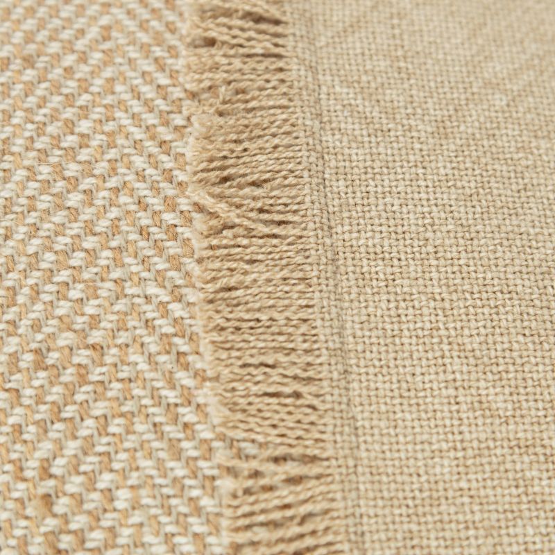 20"x20" Color Block Polyester Filled Pillow Charcoal - Donny Osmond Home