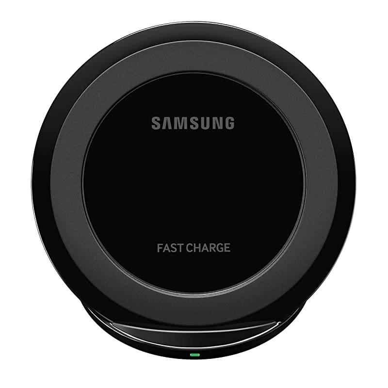 Qi Certified Fast Charge Wireless Charging Pad + Stand - Supports wireless charging on Qi compatible smartphones - Black