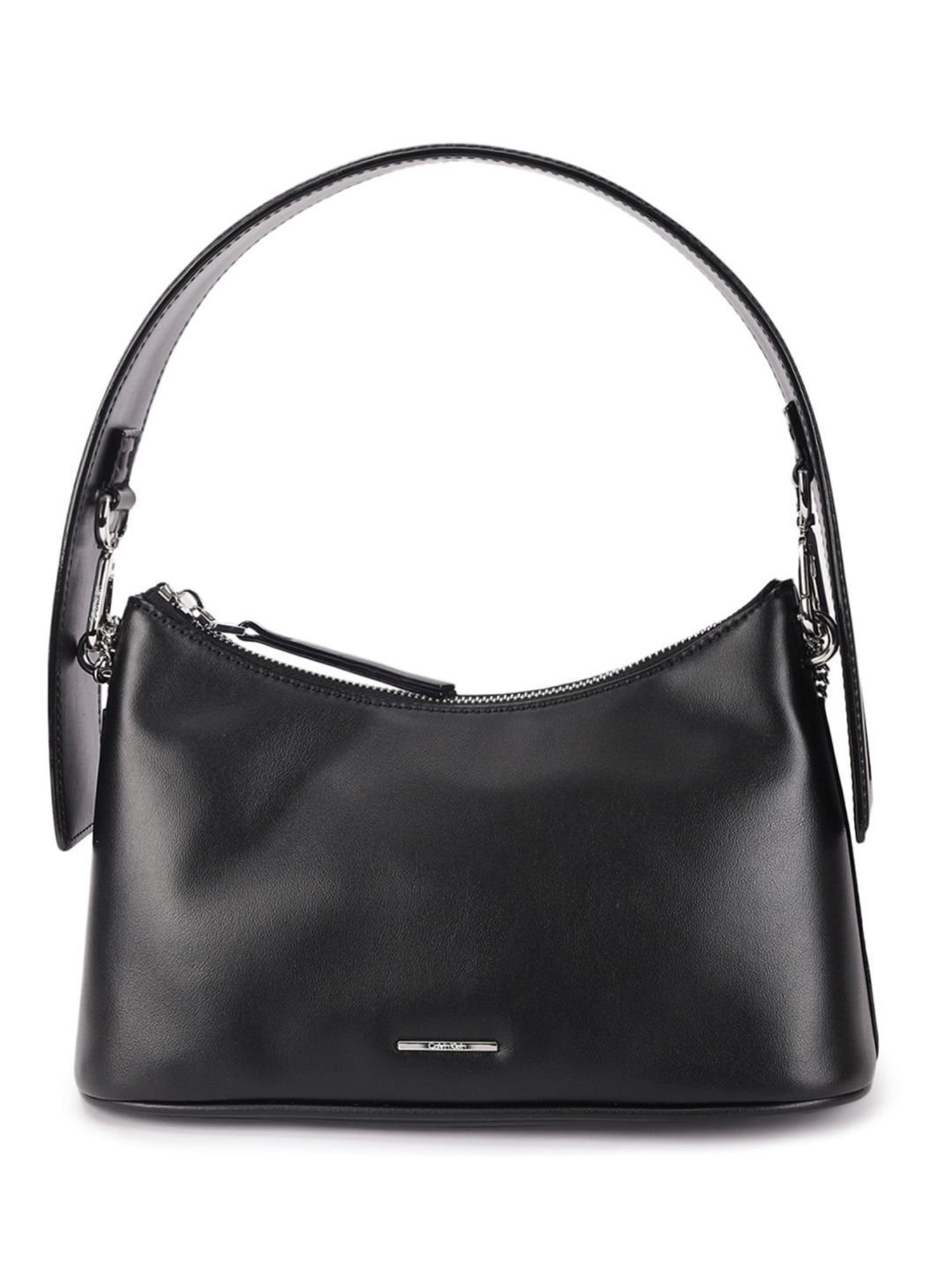 Calvin Klein Black natural Medium Bowler Bag