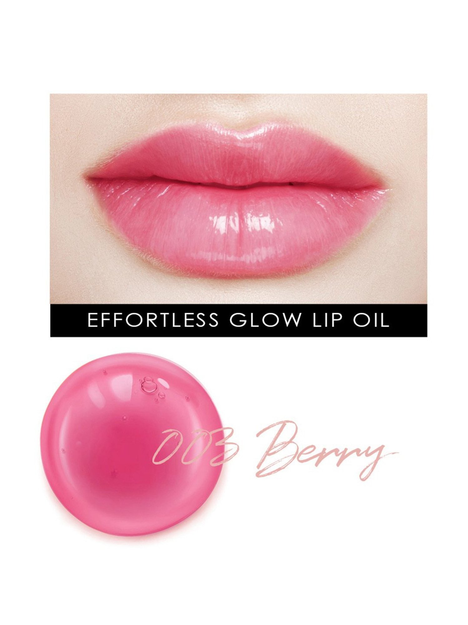 Glowiest Effortless Glow Lip Oil 003 Berry - 5 ml