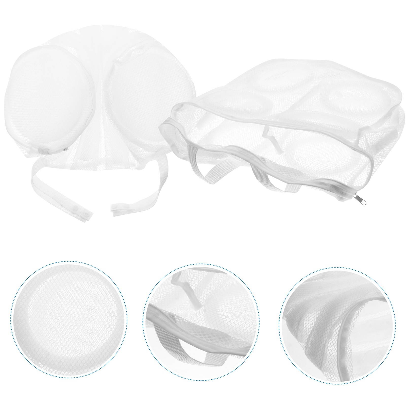 2pcs Durable Anti-winding Shoe Cleaning Bags Shoe Washing Bags Shoe Laundry Bags