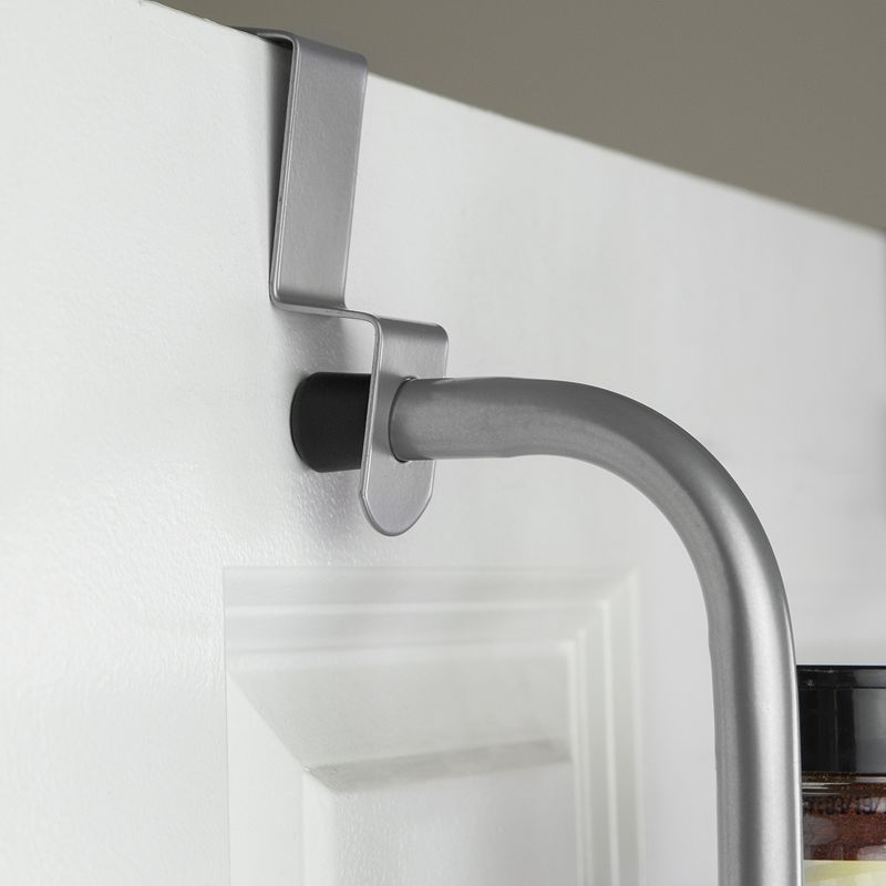 Home Basics Over the Door Kitchen Pantry Organizer, Grey