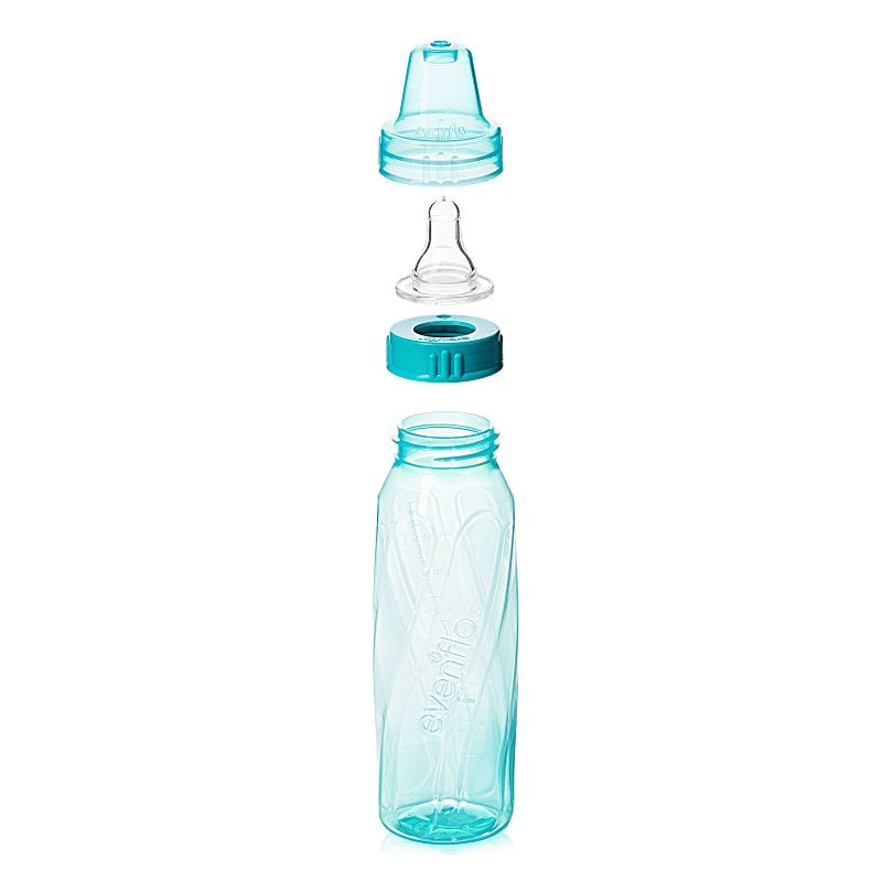 Evenflo Feeding Classic Tinted BPA Free Plastic Baby Bottles - 8oz /12ct