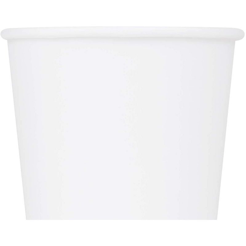 Karat C-K512W 12 Ounce Poly Lined Sturdy Sweat Resistant High Quality Recyclable Paper Hot Cups for Coffee, Tea, and Hot Chocolate, White (1000 Pack)