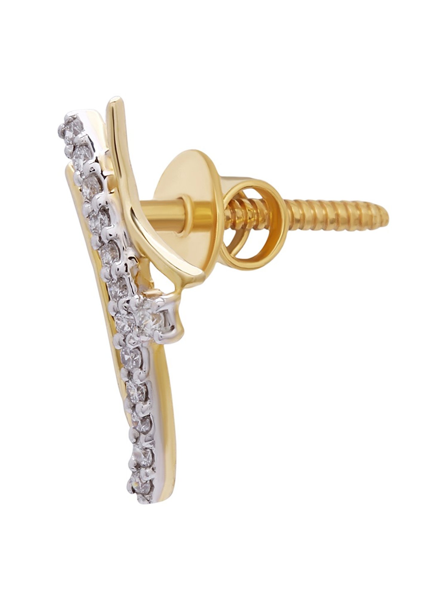 Waman Hari Pethe Jewellers 18k Gold & Diamond Earrings for Women