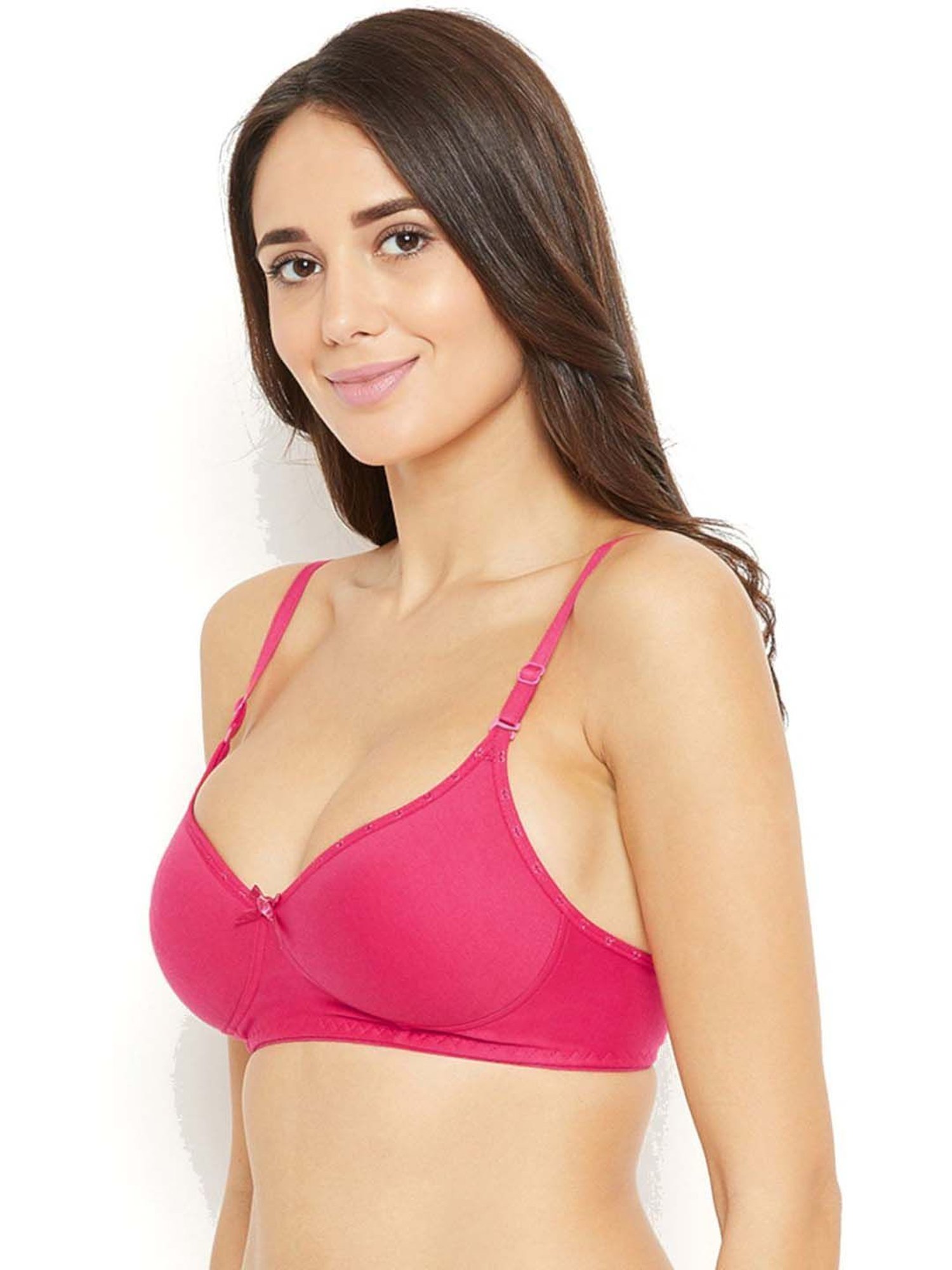 N-Gal Maroon & Pink Everyday Bras - Pack Of 2