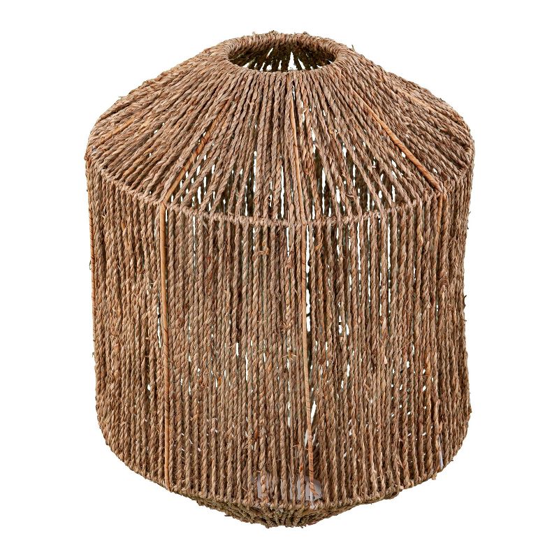 19" Loret Seagrass Pendant Shade Brown - Holly & Martin